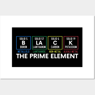 Solid 5 B Boron Metallold Solid 57  La Lantfanum Lanthanide Solid 6 C Carbon Non Metal Solid 19 K Potassium Alkali Metal The Prime Element Posters and Art